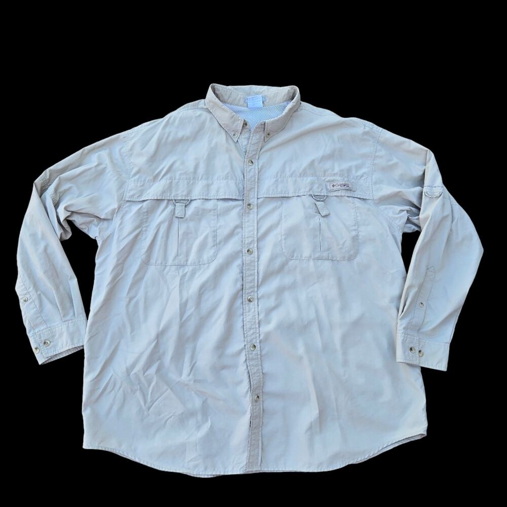 Columbia omni shade PFG men's sz‎ XXL long sleeve vented shirt